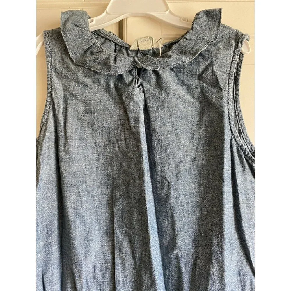 Land’s End Size 10 Girl’s‎ Chambray Blue Denim Dres